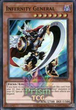 Infernity General super rare OP14-EN005 Yugioh - Image 1