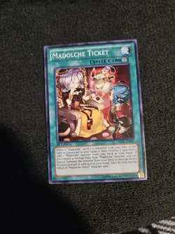 Madolche Ticket - ABYR-EN061 - Common - 1st/unlimited YuGiOh! Abyss Rising - A - Image 1