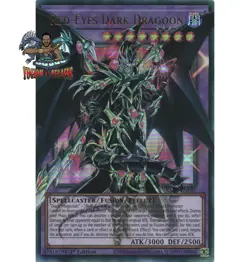 Yugioh 1x Red-Eyes Dark Dragoon Extended Art RA05-EN141 Ultra Rare 1st Ed NM - Image 1