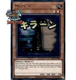Yugioh! 1x Maxx "C" RA05-EN089 Ultra Rare 1st Ed NM - Image 1