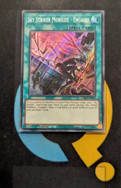 L26D-ENS10 Sky Striker Mobilize - Engage! Secret Rare 1st Ed YuGiOh - Image 1