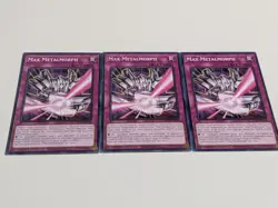 3x Common Max Metalmorph Yugioh! Mega Pack 2025 - Image 1