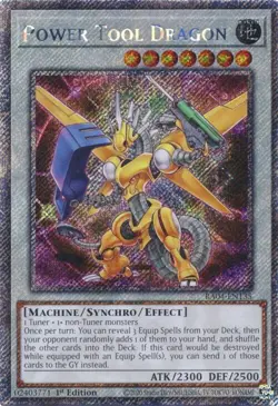 Power Tool Dragon - RA04-EN135 - NM - Platinum Secret Rare - 1st ed -Yugioh - Image 1
