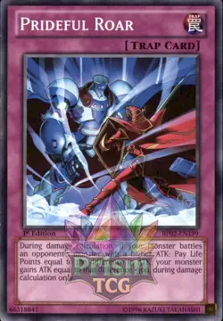 1st Ed Prideful Roar BP02-EN199 Yugioh - Image 1