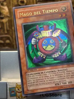 Yugioh Time Wizard PMT-S065 Ultra Rare Metal Raiders 1st Edition 2002 Vintage NM - Image 5