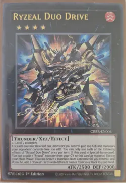 YuGiOh Ryzeal Duo Drive Ultra Rare 1st Edition CRBR-EN006 - Image 1