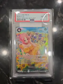 One Piece 2024 Rebecca Special Alternate Art OP05-091 SR PSA 10 Gem Mint - Image 1