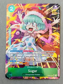Sugar (OP04-024) (Alternate Art) - Kingdoms of Intrigue (OP04) - One Piece NM - Image 1