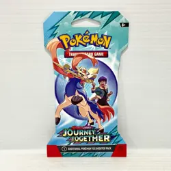 1x Journey Together - Scarlet & Violet Sealed Pokemon Card Sleeved Booster Pack - Image 1