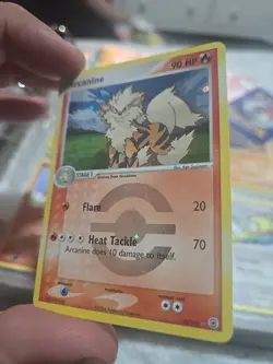 Pokemon TCG Arcanine FireRed LeafGreen Reverse Holo Card 18/112 2004 - Image 1