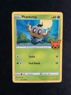 Phantump Non-Holo - HALLOWEEN TRICK OR TRADE - Pokemon TCG Card # 016/264 - Image 1