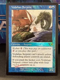 Vodalian Serpent FOIL MtG Invasion UP NM - Image 1