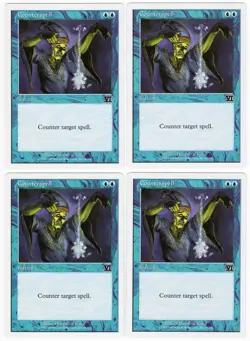 Counterspell x4 4x 1999 MTG Core Set 6th Edition PLAYSET Blue Instant NM AZ1 - Image 1