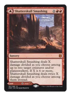 MTG Shatterskull Smashing Shatterskull, the Hammer Pass Zendikar Rising NM - Image 1