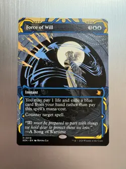 Force Of Will - 19 - MTG: Secrets of Strixhaven - Borderless - Mystical Archive - Image 1