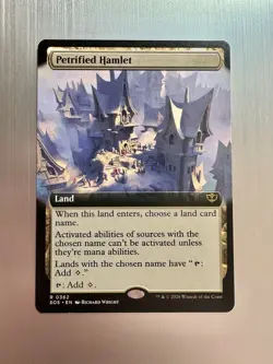 Petrified Hamlet - 362 - MTG: Secrets of Strixhaven - Extended Art - Regular - Image 1