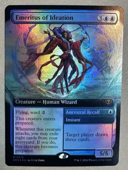 MTG Emeritus of Ideation (Extended Art) Secrets of Strixhaven Foil M 0315! - Image 1