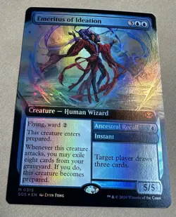 MTG Emeritus of Ideation (Extended Art) Secrets of Strixhaven Foil M 0315! - Image 2