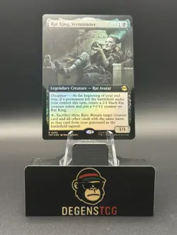 MTG Rat King, Verminister #0266 Foil Extended Art Rare TMNT (TMT) - Image 1