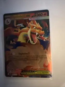 Mega Charizard Y ex - 022/217 Ascended Heroes Pokemon TCG Holo Double Rare Card - Image 1