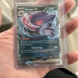 Gengar ex 104/162 Double Rare Temporal Forces Pokemon Holo Near Mint - Image 1