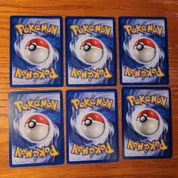 Base Set Pokemon Energy Cards WOTC Lot of 6 MP - Image 2