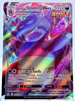 Galarian Slowking VMAX - Chilling Reign - 100/198 - Holo Rare - Pokemon TCG - Image 1