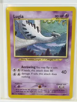 Lugia 20/64 Neo Revelation Rare Vintage 2001 Pokemon NM - Image 1