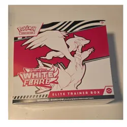 Pokemon Scarlet & Violet White Flare Elite Trainer Box Nintendo English 2024 - Image 1