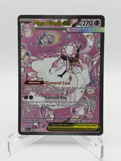 Pokemon Ascended Heroes Mega Diancie EX SIR 282/217 NM - Image 1