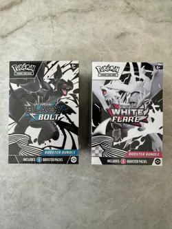 Pokemon Black Bolt And White Flare Booster Bundle Set Of 2 New Sealed - Image 1