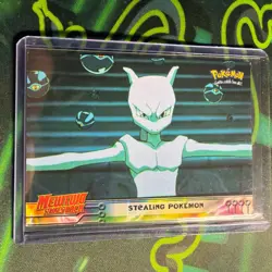 Pokemon Topps Stealing Pokemon Mewtwo Strikes Back Non Foil #27 - Image 1