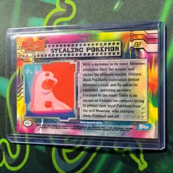 Pokemon Topps Stealing Pokemon Mewtwo Strikes Back Non Foil #27 - Image 2