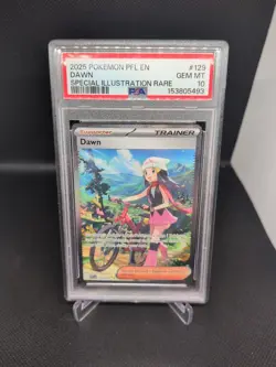 2025 Pokemon PFL EN-Phantasmal Flames Special Illustration Rare #129 DAWN PSA 10 - Image 1