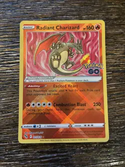 Radiant Charizard 011/078 Pokemon GO Radiant Rare Holo The Pokemon Company - Image 1