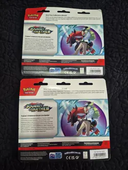 Pokemon TCG Journey Together 3 Pack Blister x2 - Image 2