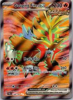 Gouging Fire ex 188/162 Ultra Rare Temporal Forces Holo Near Mint - Image 1