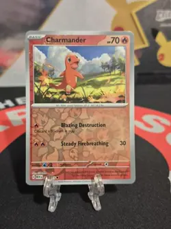 Charmander 004/165 Costco Promo 151 - Cosmos Reverse Holo - Pokemon TCG - Image 1