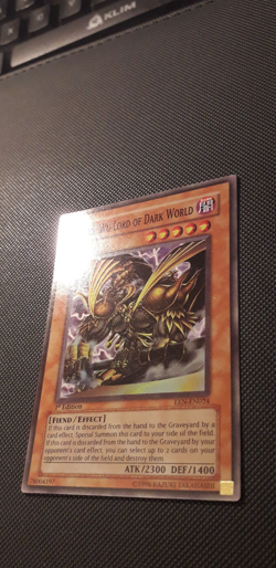 Yu-Gi-Oh! Goldd, Wu-Lord of Dark World, EEN-EN024, SR, 1. Edition, Englisch, NM - Image 2
