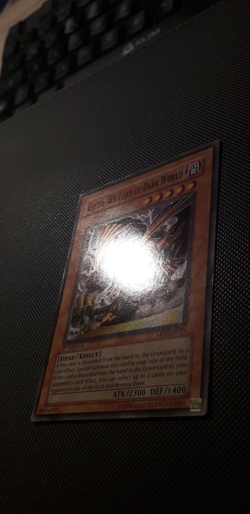 Yu-Gi-Oh! Goldd, Wu-Lord of Dark World, EEN-EN024, SR, 1. Edition, Englisch, NM - Image 3