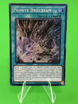 Yu-Gi-Oh Battles Of Legend Monster Mayhem Primite Drillbeam SR BLMM-EN173 NM!!! - Image 1