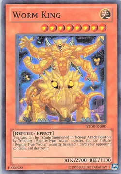 Worm King Unlimited Super Rare Storm of Ragnarok STOR-EN097 LP - Image 1