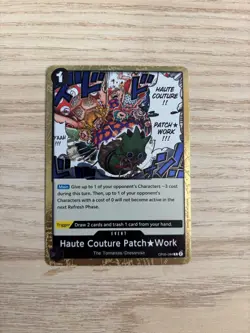 OP05-094 Haute Couture Patch Work English R NM One Piece TCG Card Game - Image 1