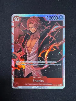 Shanks ( OP09-004 SR) One Piece Card Game English - Image 1