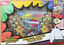Pokemon Ascended Heroes Premium Poster Collection Mega Gardevoir IN HAND - Image 1