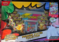 Pokemon Ascended Heroes Premium Poster Collection MEGA GARDEVOIR in hand - Image 1