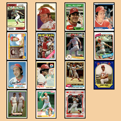 Johnny Bench Lot 15 Baseball Cards 1974 Topps Cincinnati Reds Set Collection MLB - Image 1