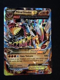 Pokemon Card - Primal Clash Primal Groudon EX 86/160 Lightly Played! - Image 1