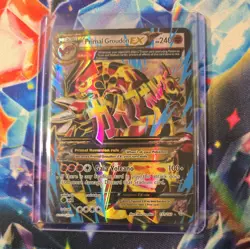 LP/MP Primal Groudon EX (151/160) XY Primal Clash Full Art Pokemon Card - Image 1