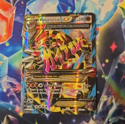 LP/MP Primal Groudon EX (151/160) XY Primal Clash Full Art Pokemon Card - Image 3